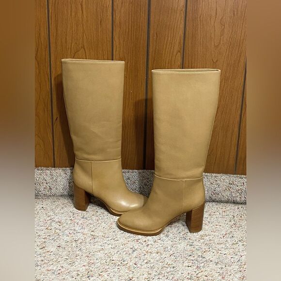 Gabriela Hearst Bocca Knee High Boot in Dark Camel Leather size 36.5 - Picture 10 of 16